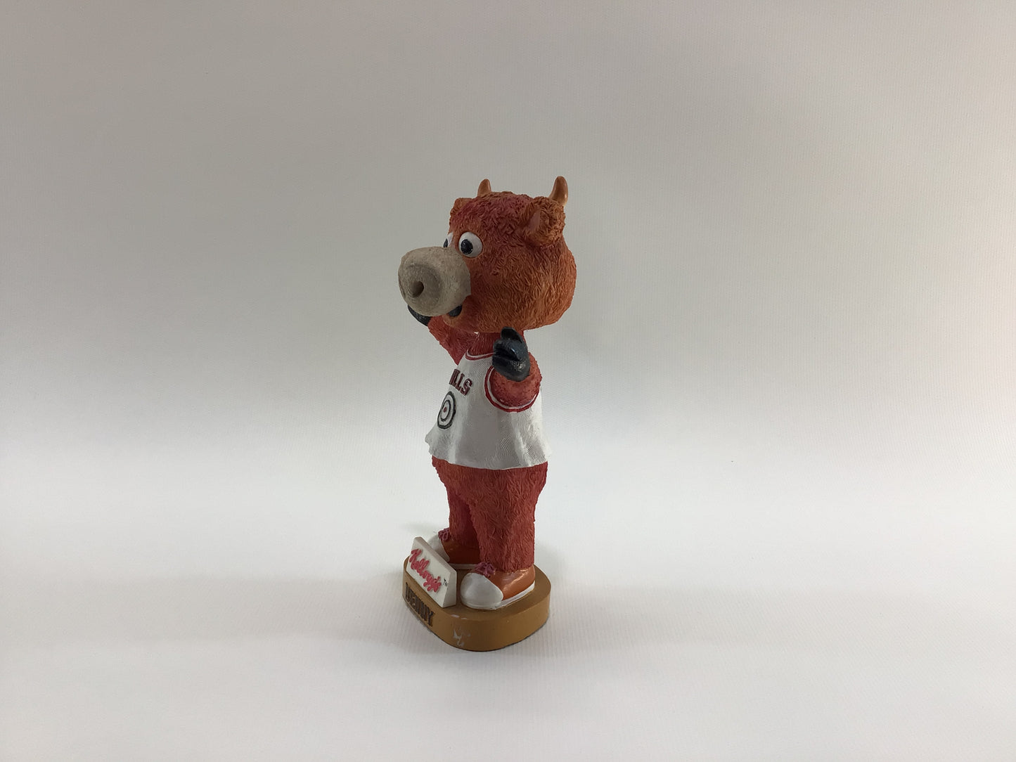 Nodder Bobblehead Souvenir Kellogg's Chicago Bulls 2001 Bobble Dobbles Benny Bull