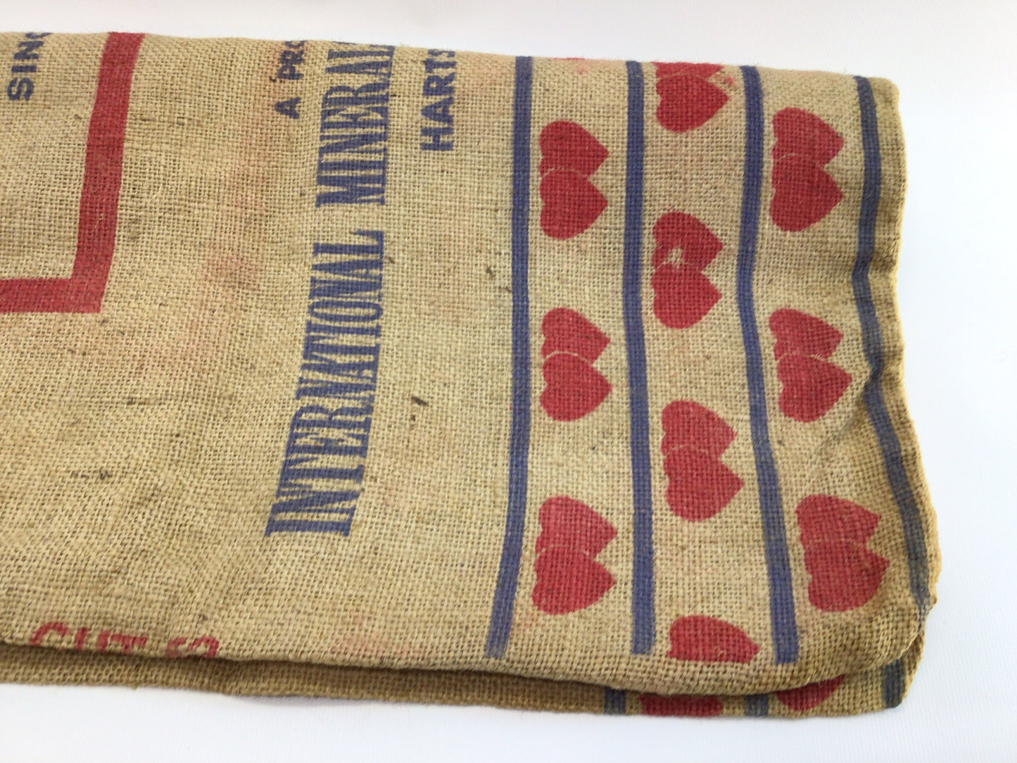 Burlap 23 x 39 Wall Decor 200 lbs Fertilizer Sack Hartsville Special Super Harvest Vintage Hartsville South Carolina Ephemera