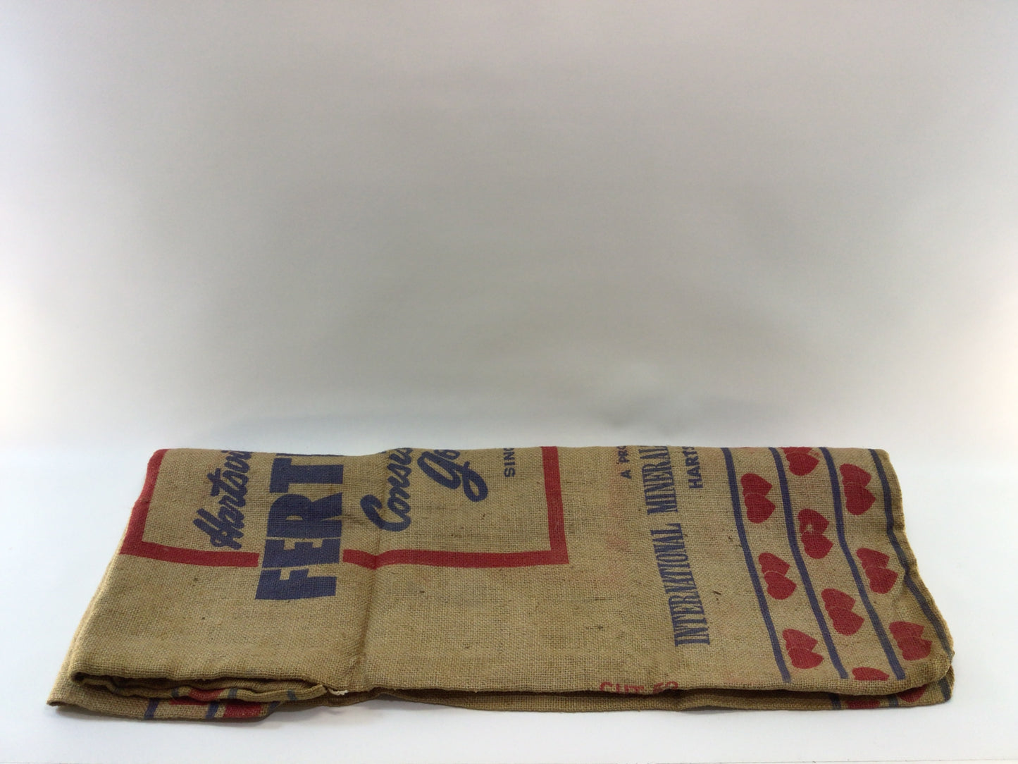 Burlap 23 x 39 Wall Decor 200 lbs Fertilizer Sack Hartsville Special Super Harvest Vintage Hartsville South Carolina Ephemera