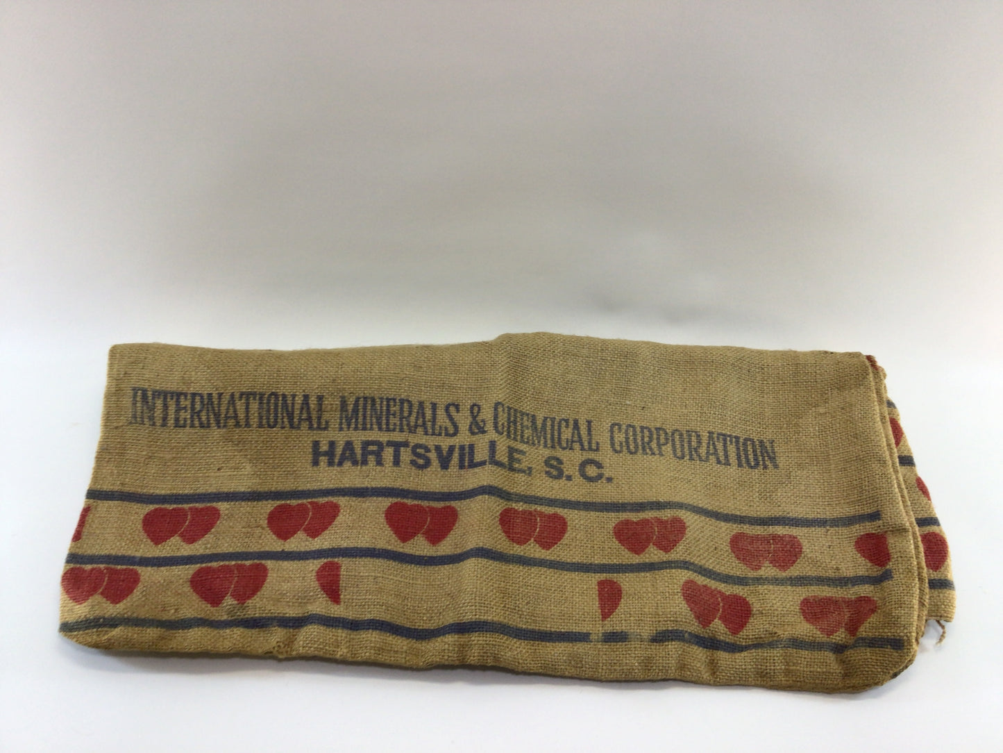 Burlap 23 x 39 Wall Decor 200 lbs Fertilizer Sack Hartsville Special Super Harvest Vintage Hartsville South Carolina Ephemera