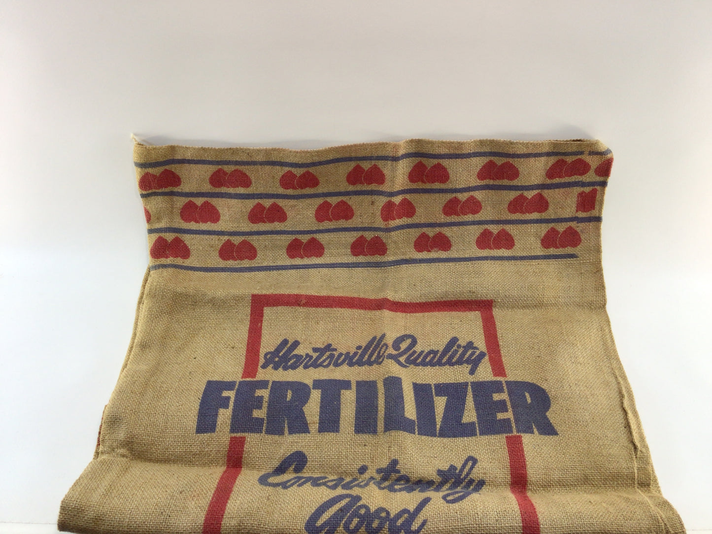 Burlap 23 x 39 Wall Decor 200 lbs Fertilizer Sack Hartsville Special Super Harvest Vintage Hartsville South Carolina Ephemera