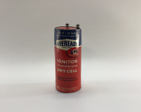 Dry Cell Battery Eveready Ignitor General Purpose Vintage Electronics Gadgetry Ephemera