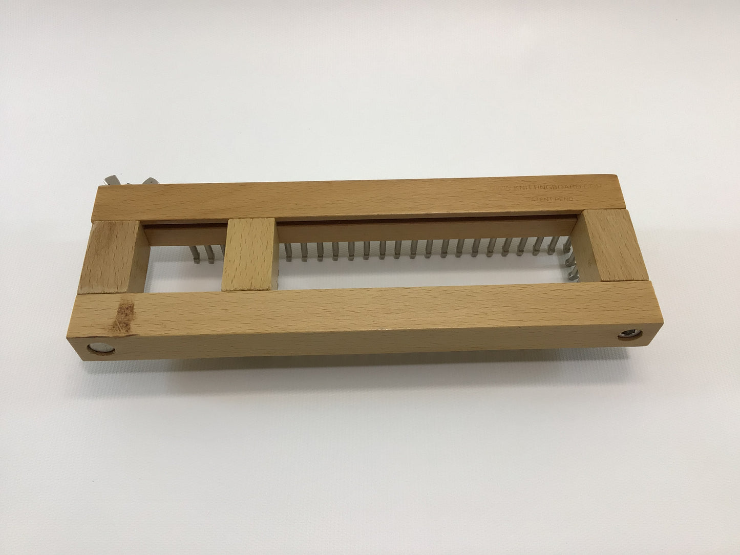 Knitting Board Sock Loom Sewing Notion Hand Tool Hardwood Steel Pin Construction