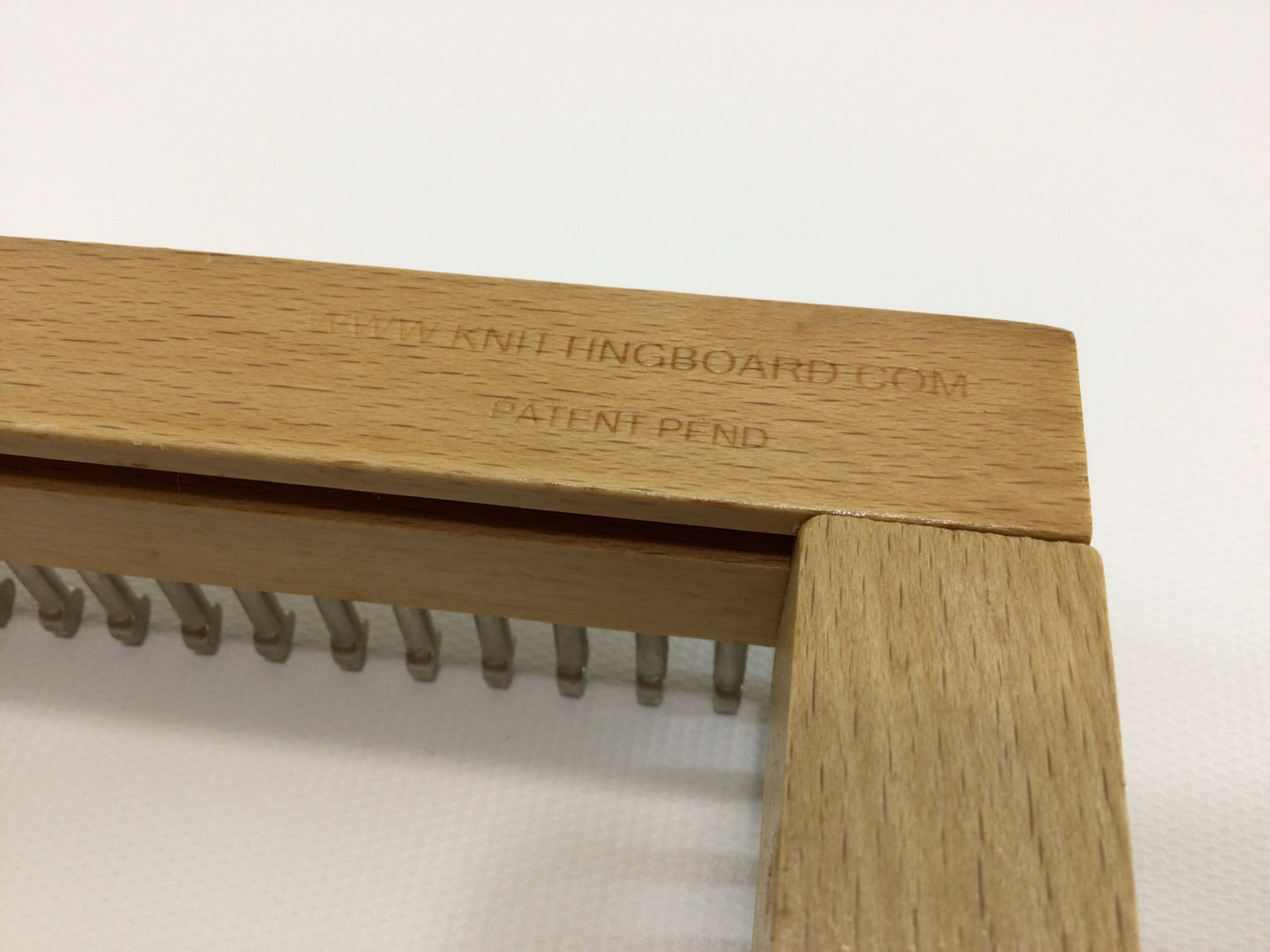 Knitting Board Sock Loom Sewing Notion Hand Tool Hardwood Steel Pin Construction