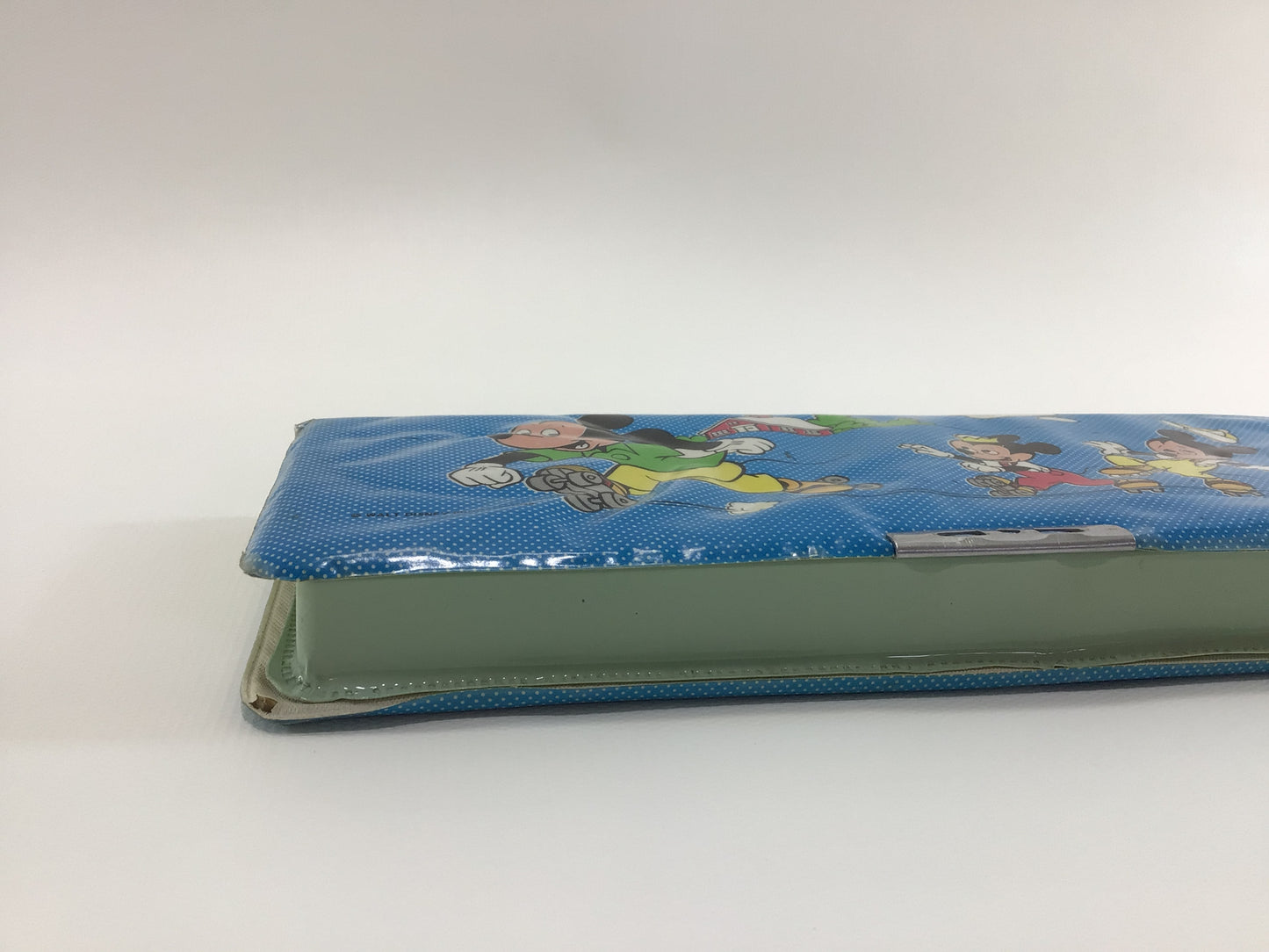 Vinyl Mickey Mouse Walt Disney Pencil Box Vintage School Days Accessories Toy