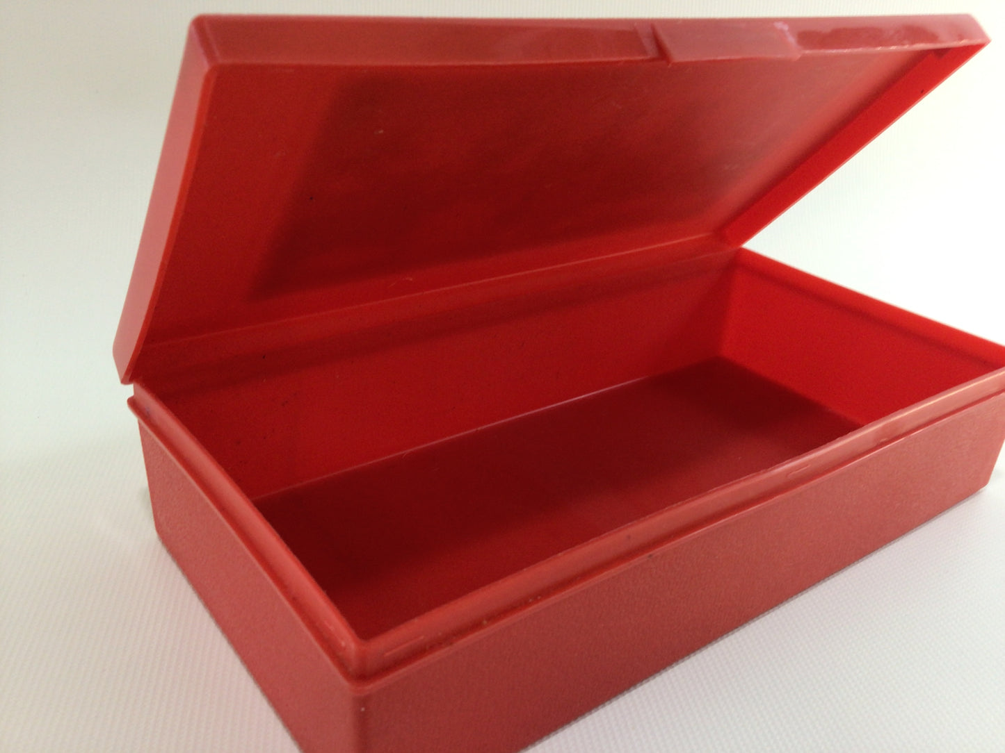 Kellogg's Cereals Red Plastic Pencil Box Vintage School Days Accessories Advertising Toy