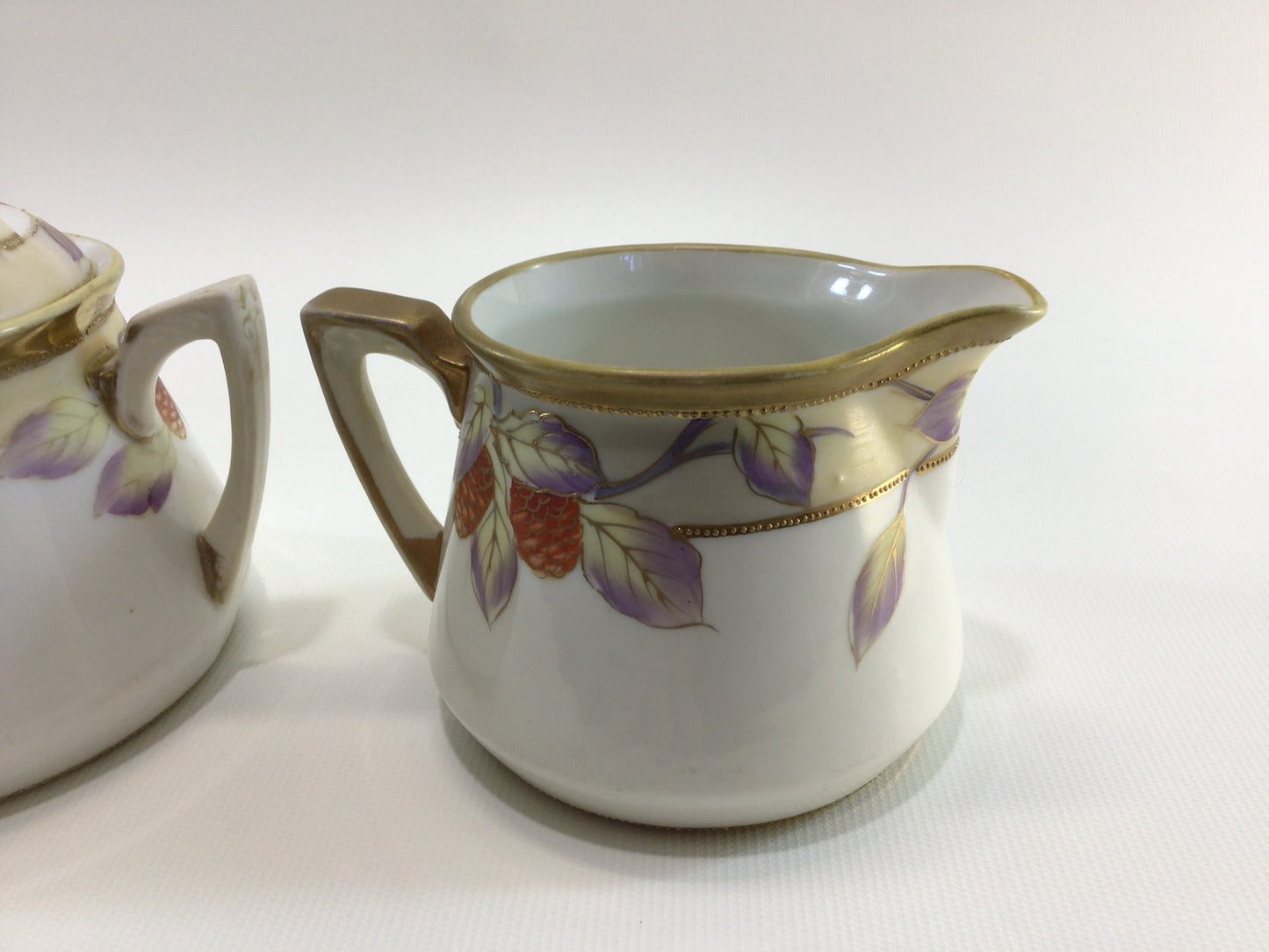 Nippon Ceramic Sugar and Creamer Set Antique Home Dining Decor