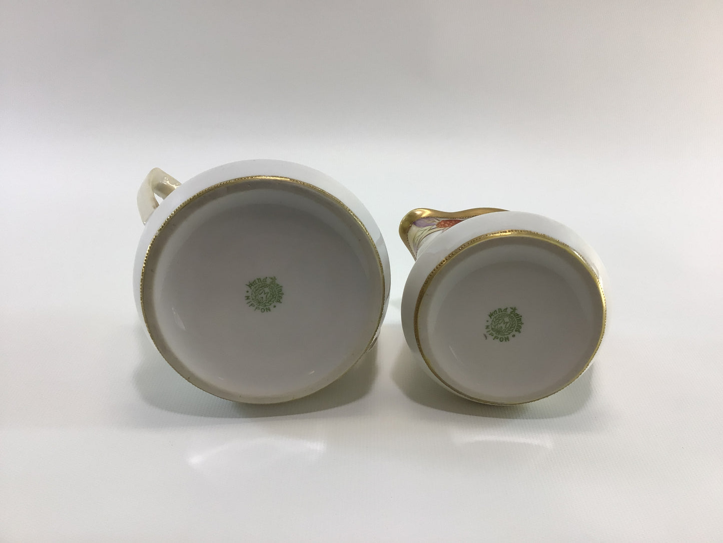Nippon Ceramic Sugar and Creamer Set Antique Home Dining Decor
