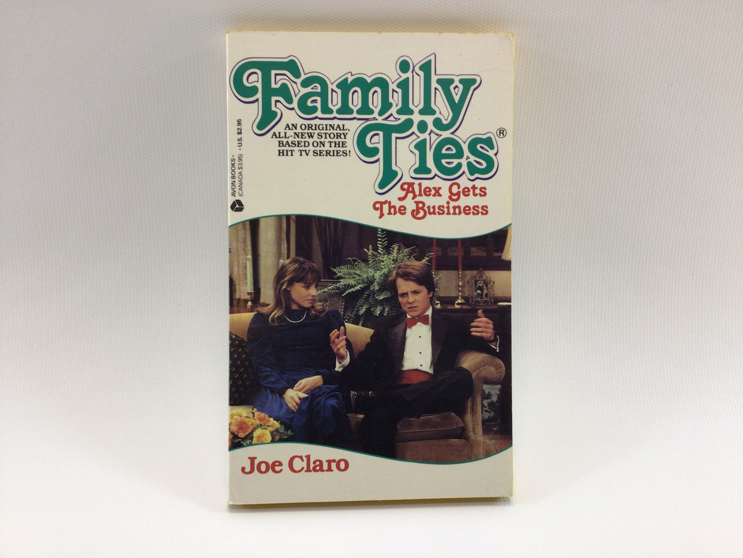 Vintage Paperback Book Family Ties Alex Gets the Business Copyright 1986