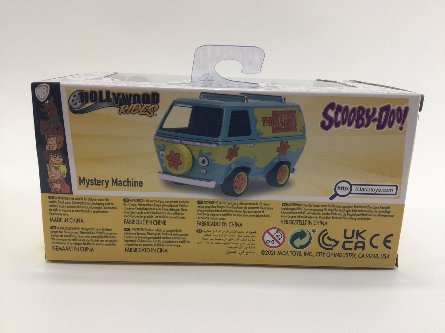 Jada 2021 Hollywood Rides Scooby Doo Mystery Machine Collectible Diecast Toy Van