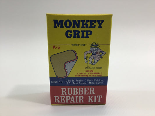 Tire Repair Kit Monkey Grip Rubber Patch Kit A-5 Vintage NOS Advertising