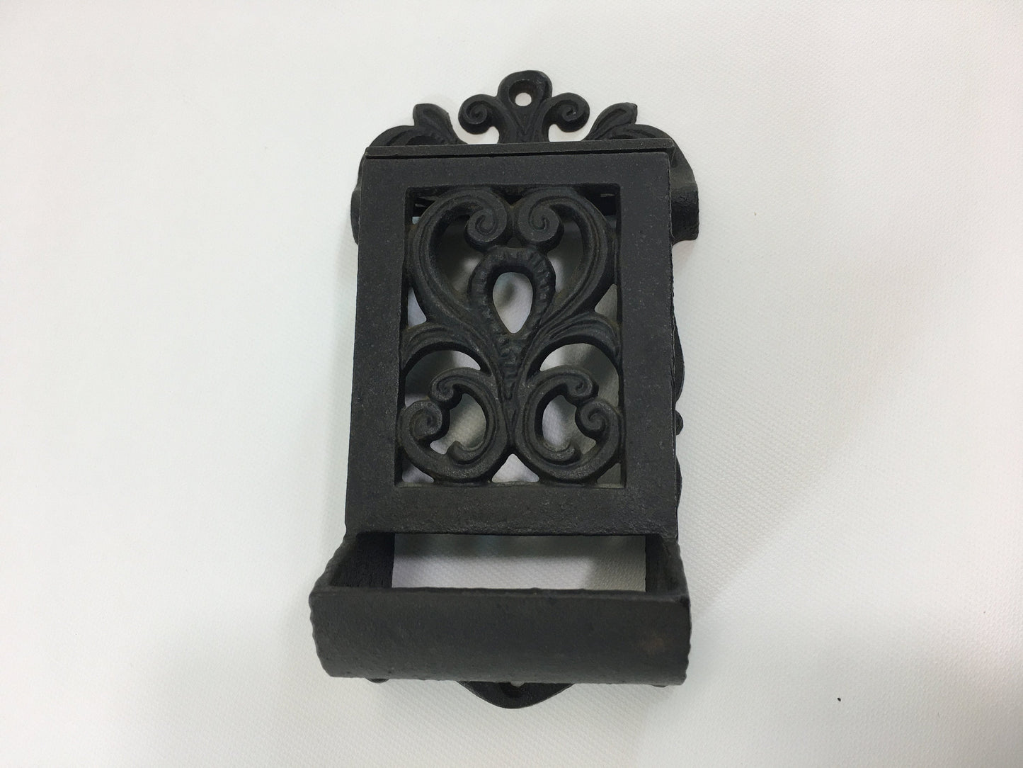 Cast Iron Match Holder Wall Mount Kitchen Farmhouse Decor