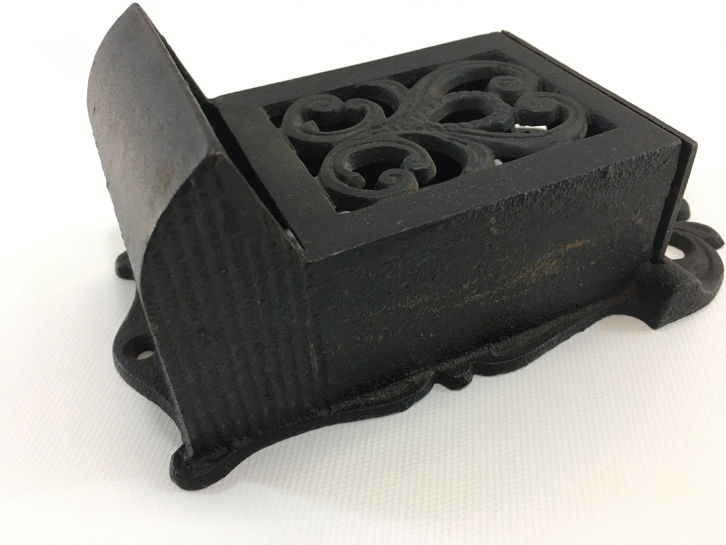 Cast Iron Match Holder Wall Mount Kitchen Farmhouse Decor