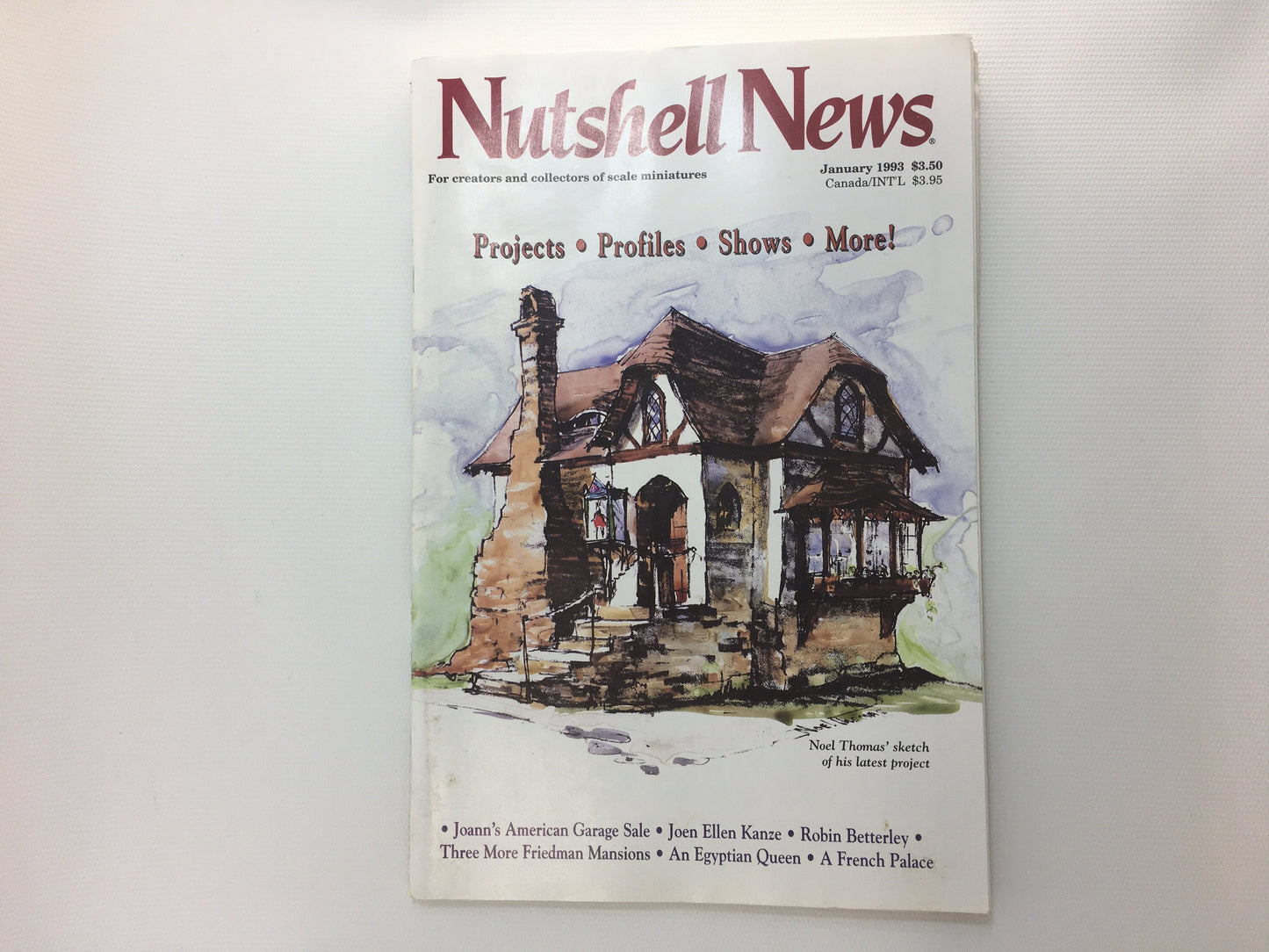 Nutshell News 1993 Dollhouse Miniatures Magazine - Choose Monthly Issue