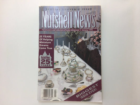 Nutshell News 1995 Dollhouse Miniatures Magazine - Choose Monthly Issue