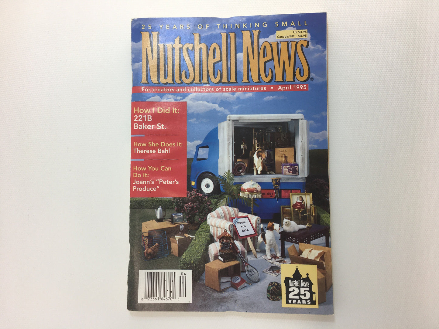 Nutshell News 1995 Dollhouse Miniatures Magazine - Choose Monthly Issue