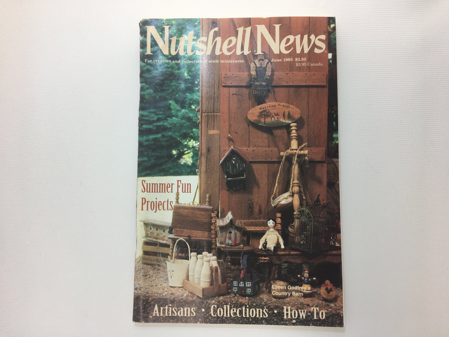 Nutshell News 1993 Dollhouse Miniatures Magazine - Choose Monthly Issue