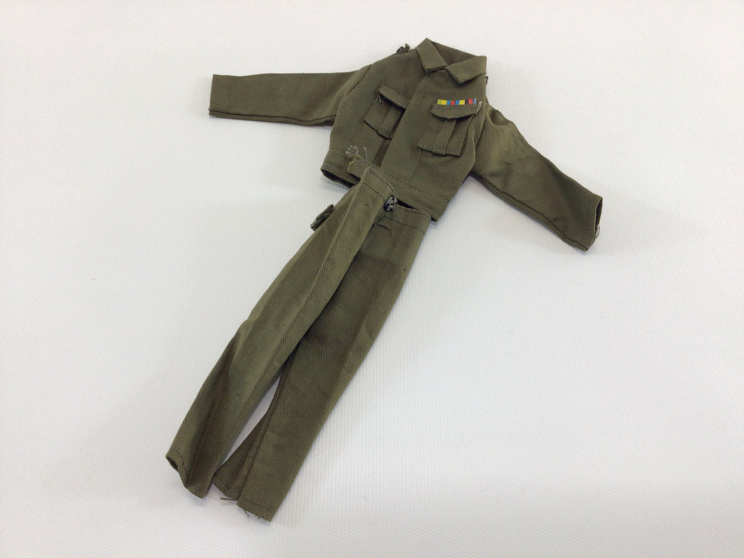 GI Joe Fatigues 12" Toy Action Soldier Accessories Replacement Part Pocketed Made in Hong Kong