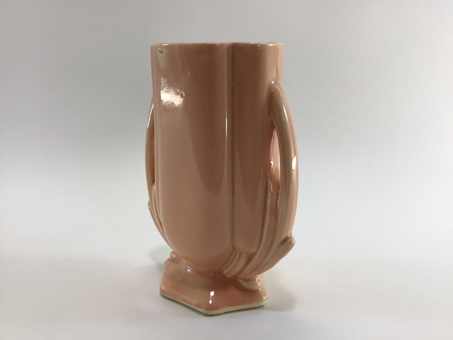 McCoy Pottery Vase 6" Pink Art Deco 1930's Home Decor