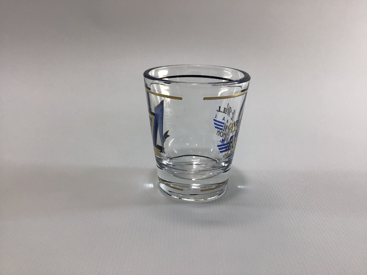 Shot Glass Vintage Cubio Club Naval Aviation Museum Souvenir Pensacola Florida