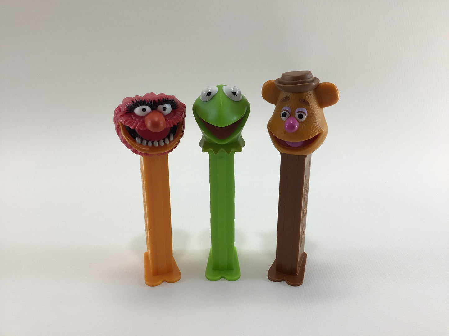 Muppets Characters PEZ Dispenser Lot Vintage Toy Candy Containers Fozzie Bear Kermit the Frog and Animal