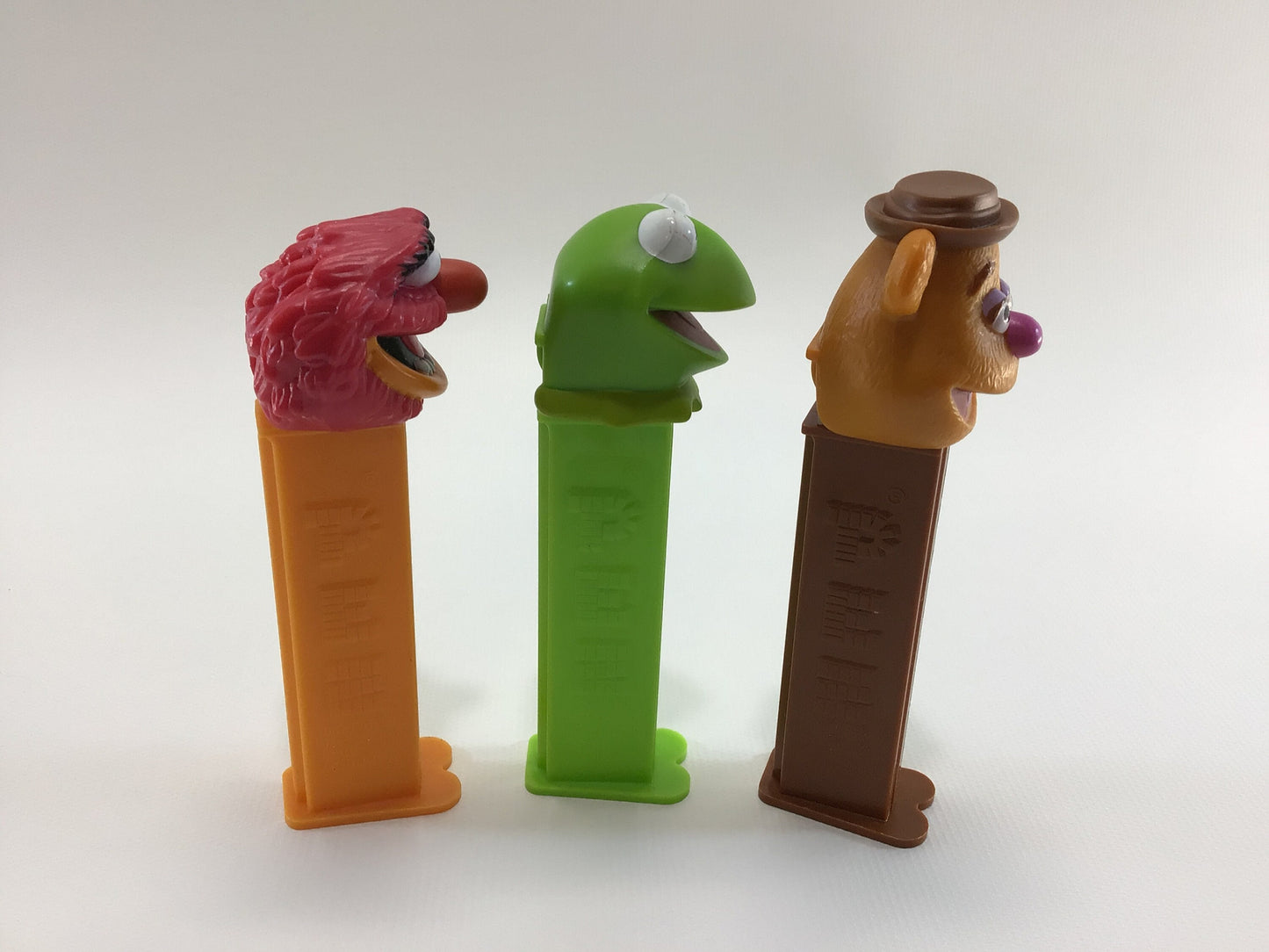 Muppets Characters PEZ Dispenser Lot Vintage Toy Candy Containers Fozzie Bear Kermit the Frog and Animal