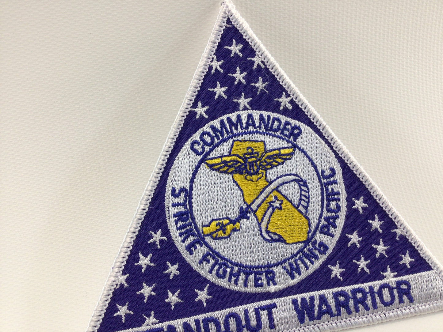 US Military Standout Warrior Patch Pacific Strike Fighter Wing Commander