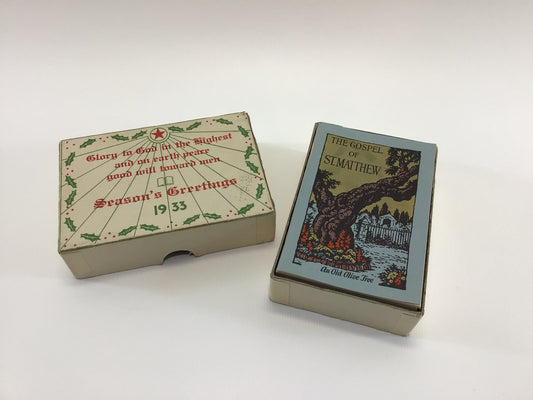 1933 New Testament 11 Volume Christmas Gift Miniature Box Set from The American Bible Society