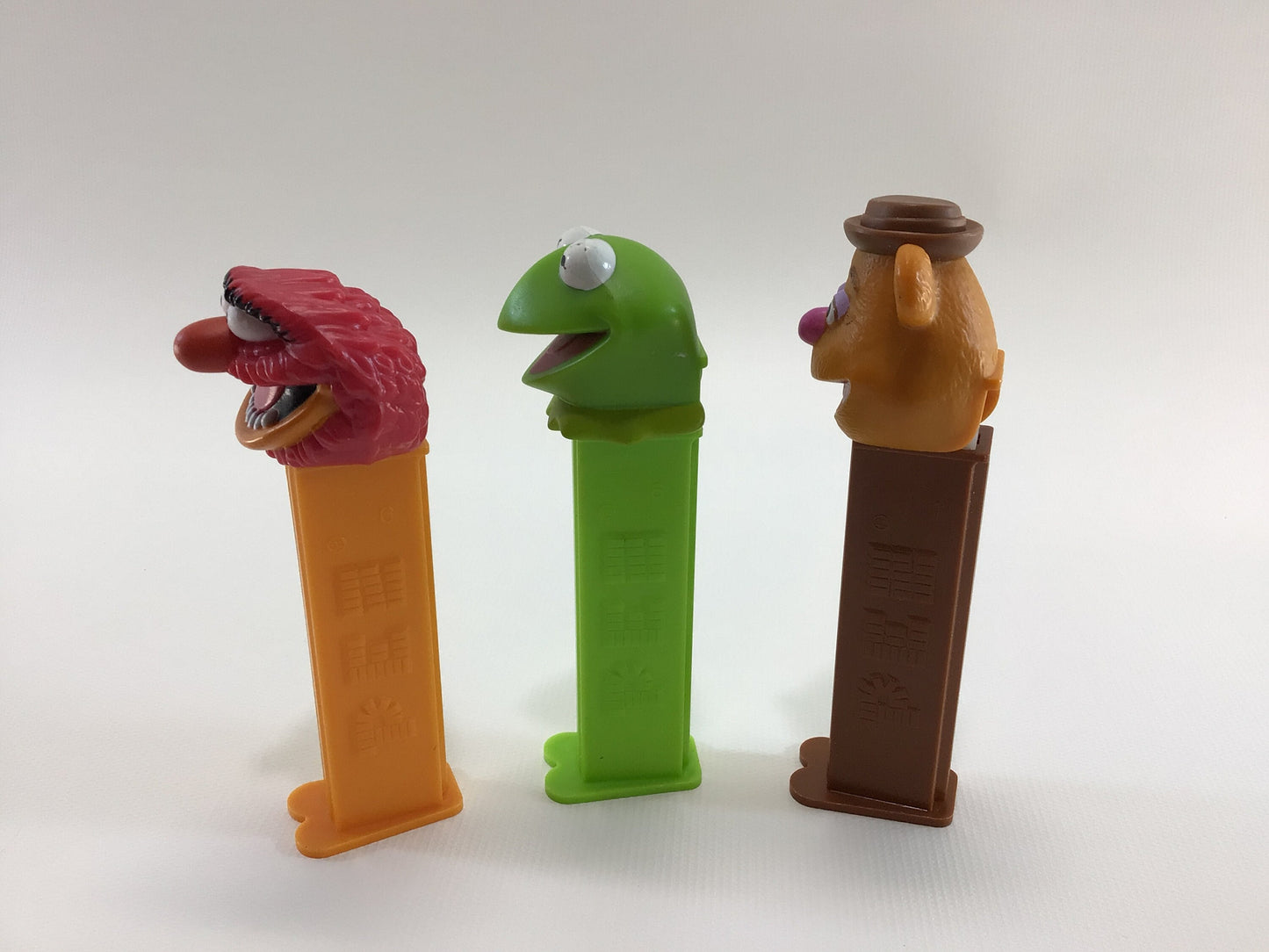 Muppets Characters PEZ Dispenser Lot Vintage Toy Candy Containers Fozzie Bear Kermit the Frog and Animal