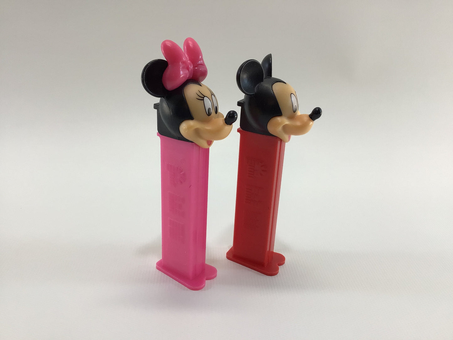 Walt Disney Characters PEZ Dispensers Vintage Toy Candy Containers Mickey and Minnie Mouse