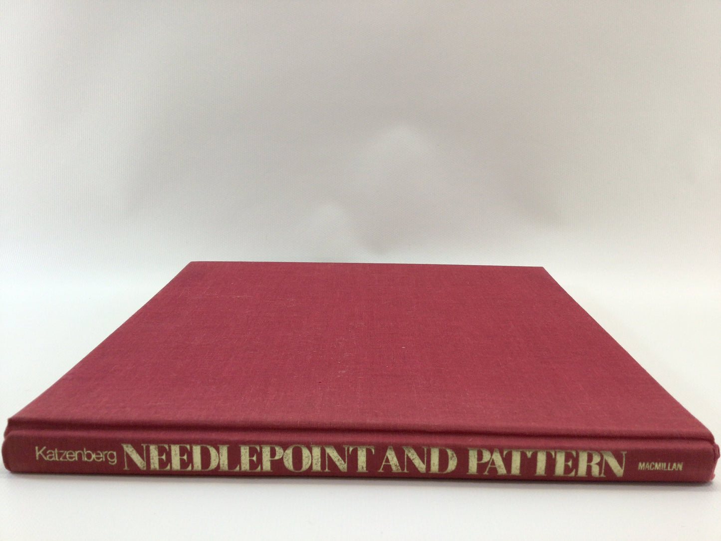 Sewing Book Needlepoint and Pattern by Gloria Balder Katzenberg Hardcover Copyright 1974 First Printing