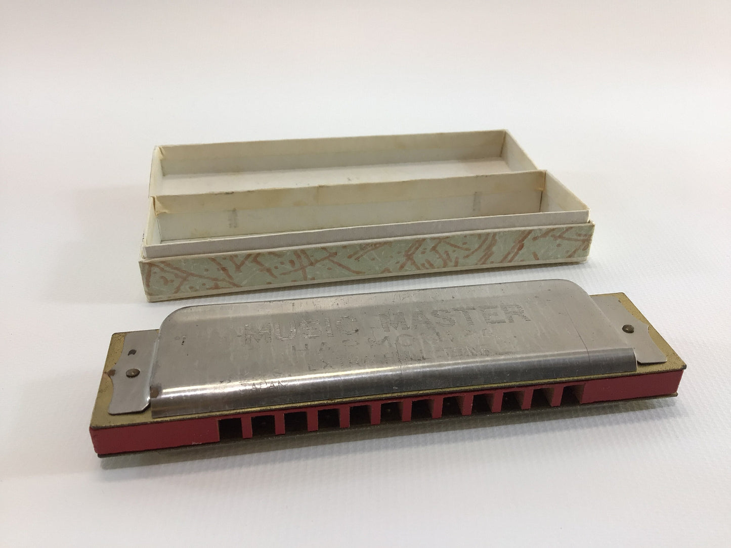 Music Master Harmonica 12 Hole Vintage Toy Instrument Made in Japan