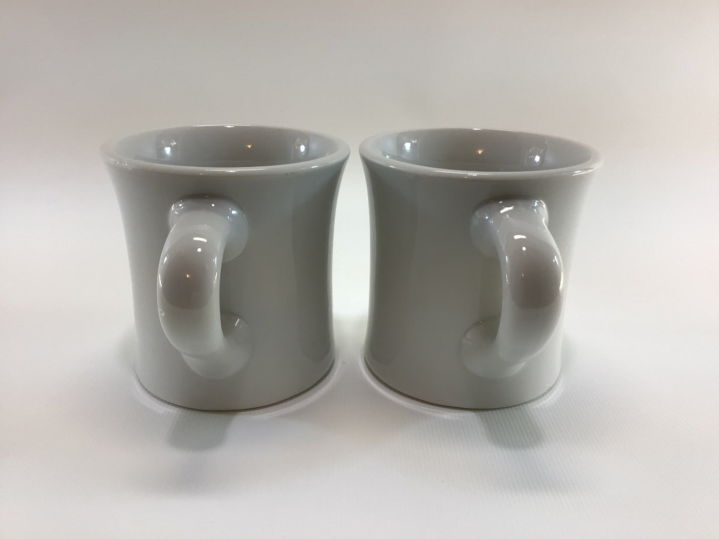 White Stoneware Coffee Cup Mugs Vintage Quality Made Shenango China