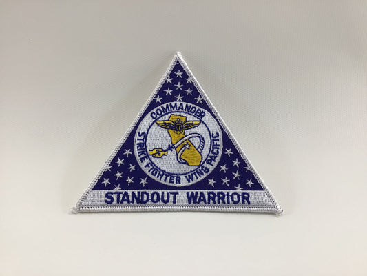 US Military Standout Warrior Patch Pacific Strike Fighter Wing Commander