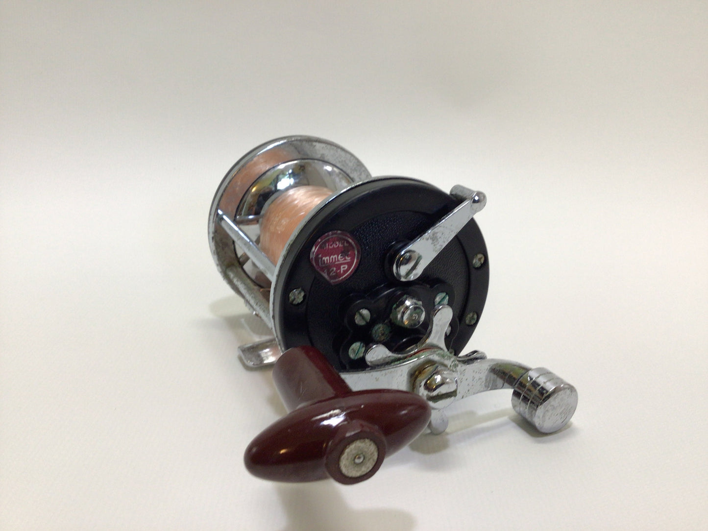 Immec Model 12-P Baitcasting Reel Fishing Tackle Vintage Outdoor Sporting Equipment