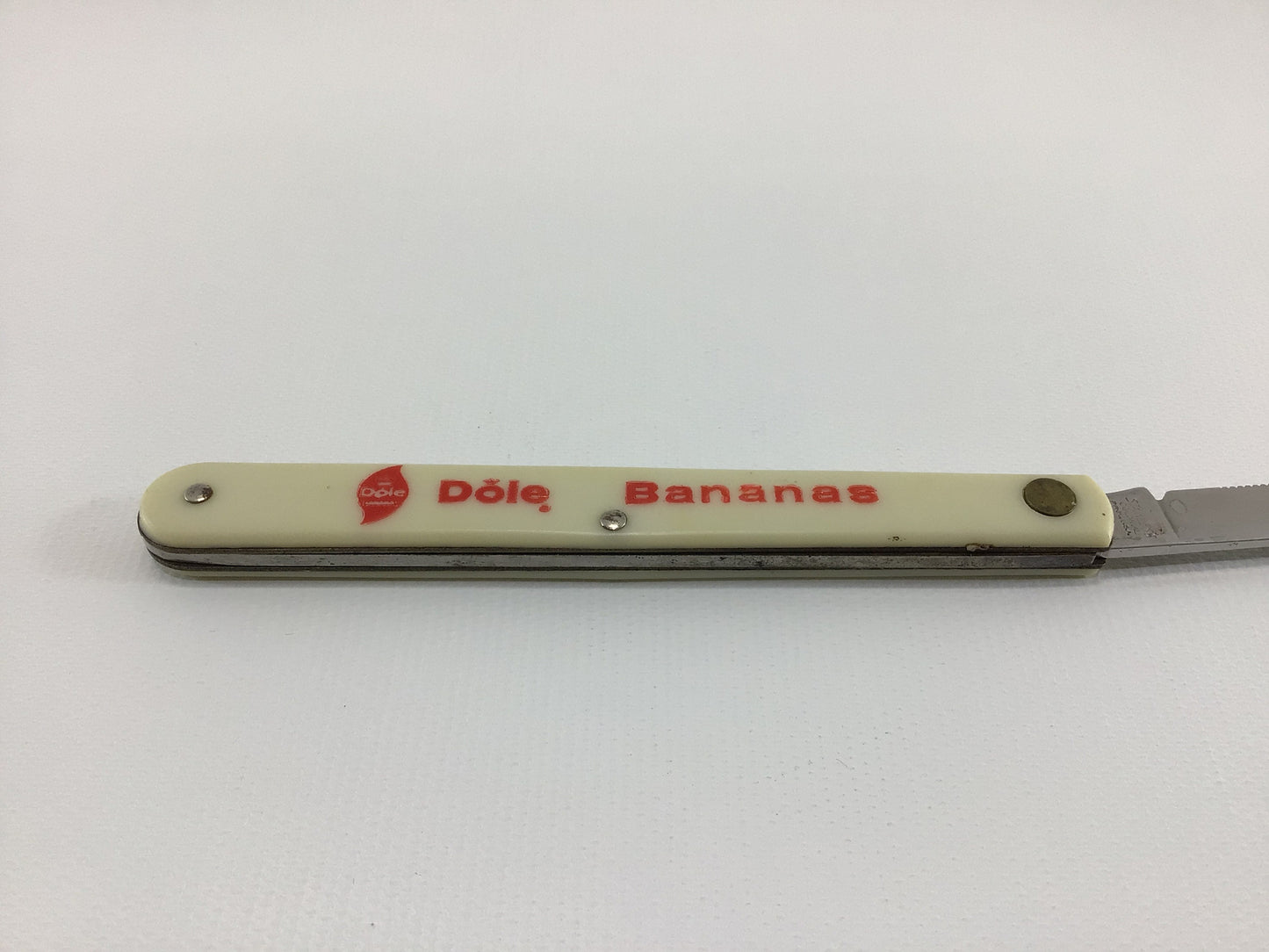 Serrated Edge 4" Fruit Knife Vintage Dole Bananas Advertising Colonial Stainless