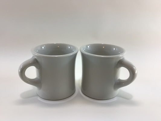 White Stoneware Coffee Cup Mugs Vintage Quality Made Shenango China