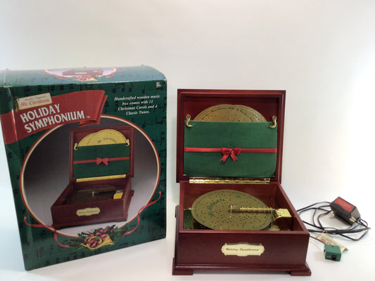 Mr Christmas 16 Disc Holiday Symphonium Vintage Home Decor Music Box