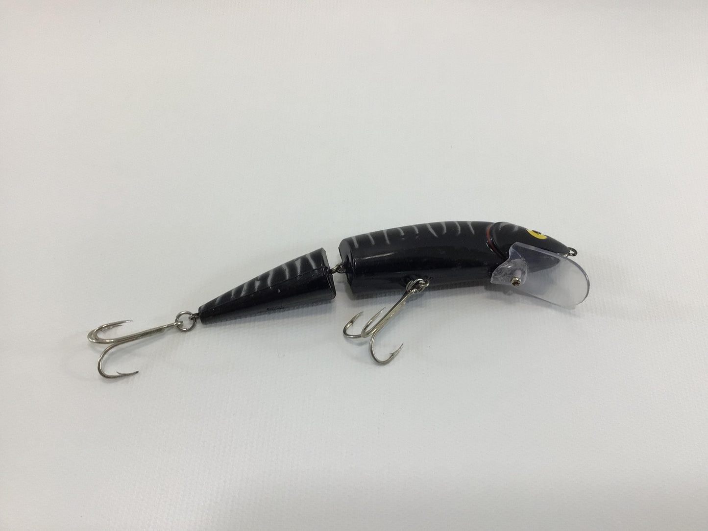 Finnigan Black Minnow Crankbait Fishing Tackle Lure Vintage Outdoor Sporting Equipment