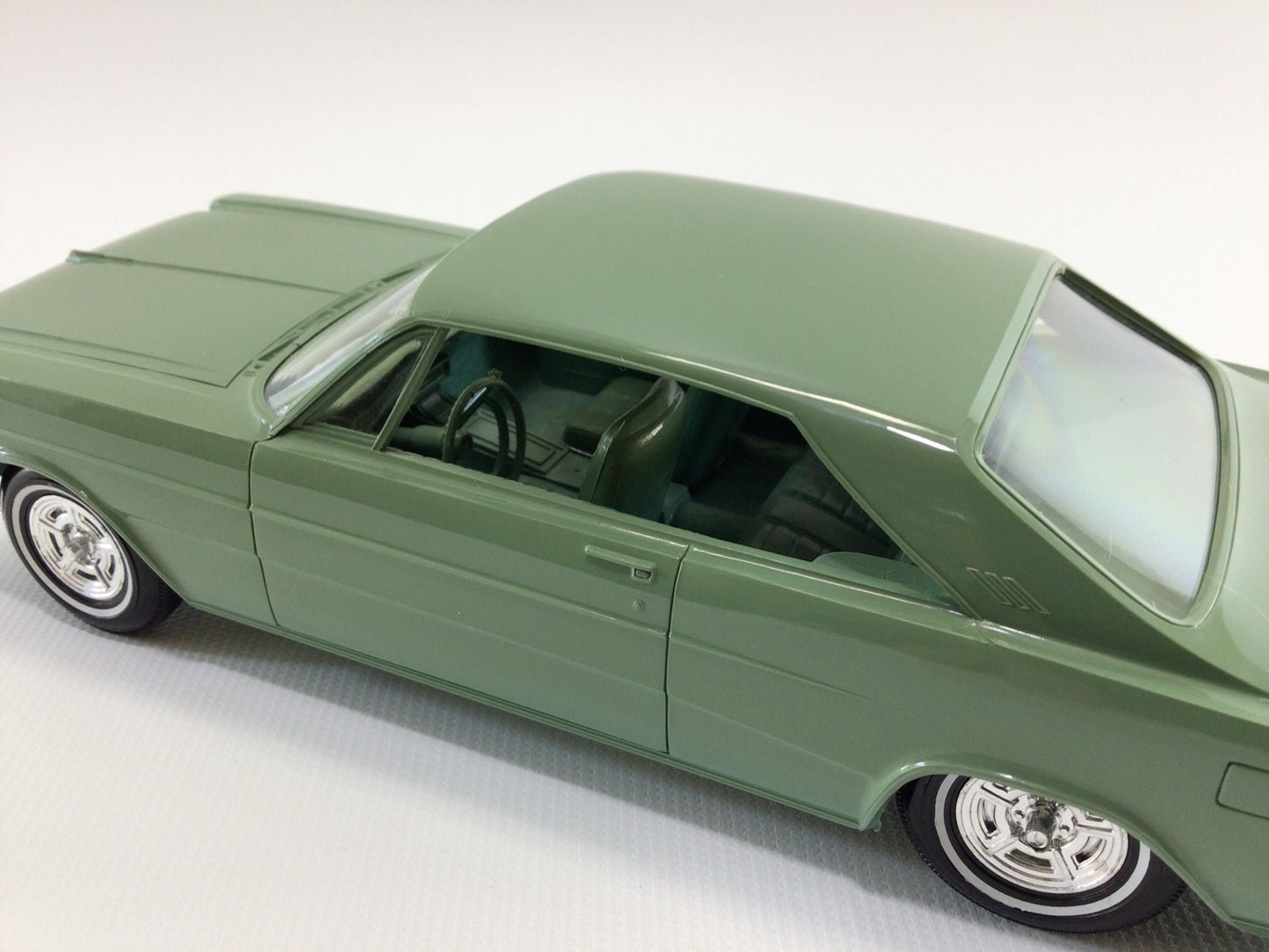 FORD Galaxie 500 1966 Dealer Promo Vintage Hard Plastic 1:25 Scale Toy Car