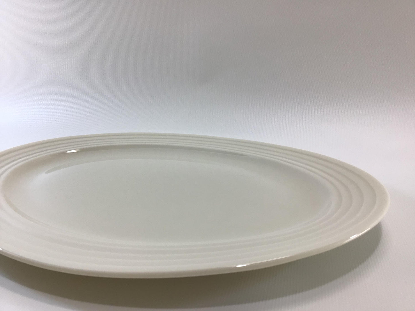 Lenox Terrace White China 13" Serving Platter Art Deco Era Dining Service Replacement Piece