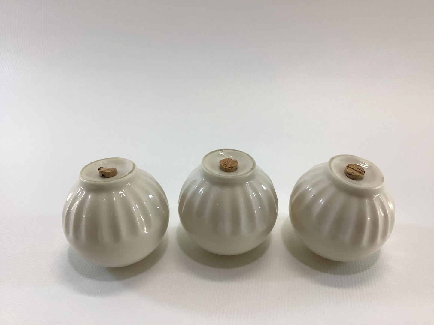 Lenox Terrace White China Salt and Pepper Shakers 3 Art Deco Era Dining Service Replacement Pieces