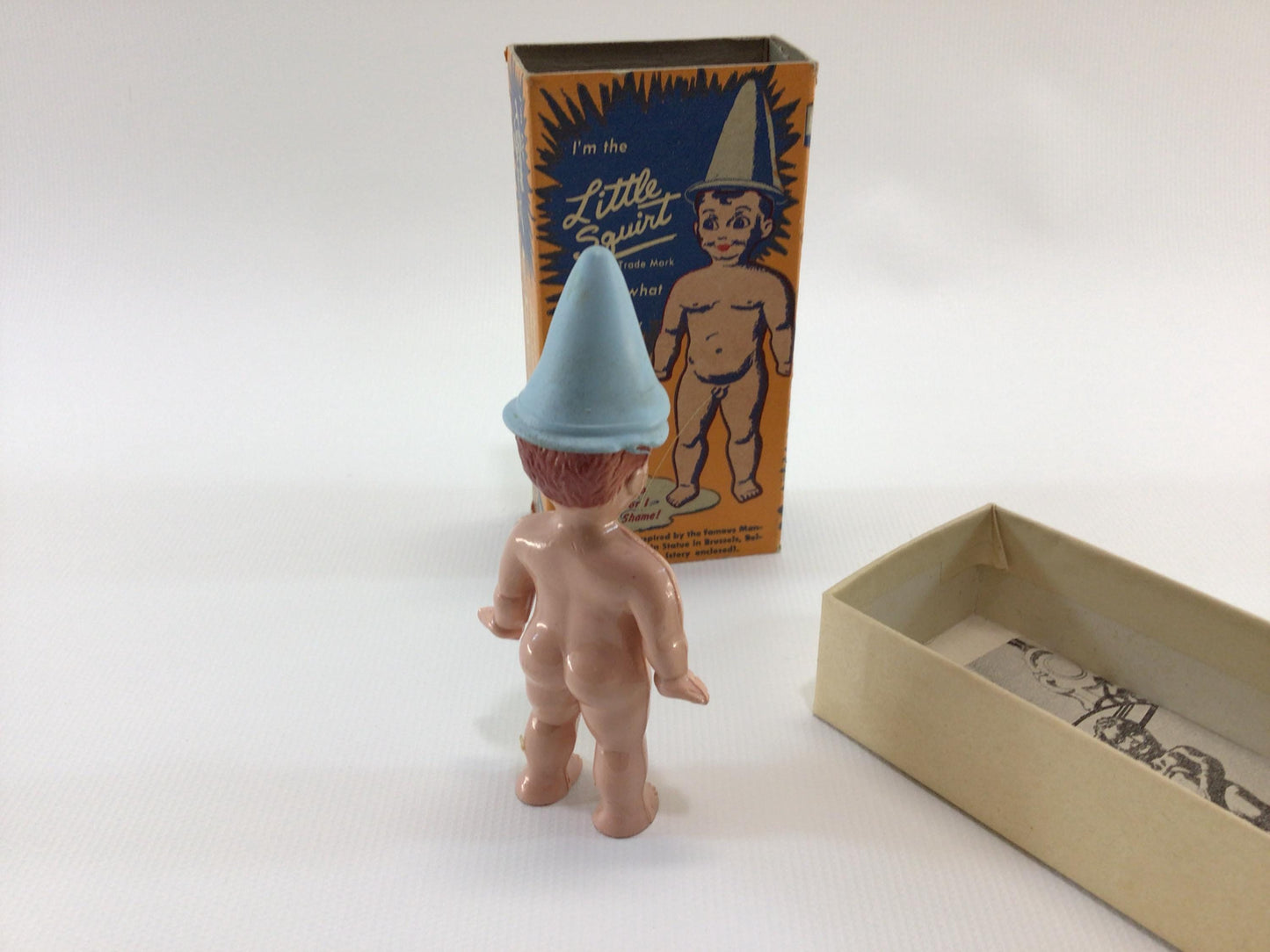 Hard Plastic 4" Dunce Cap Doll Little Squirt Vintage Kitschy Novelty Toy