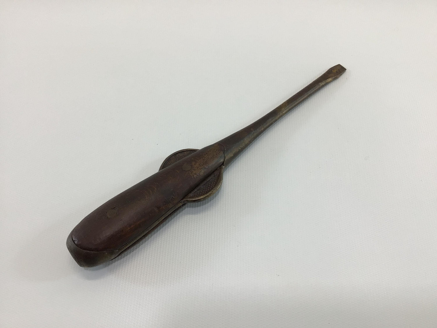 Screwdriver Winged Perfect Handle Six Sixty No 4 Flat Head Antique Collectible Hand Tool Wood and Steel