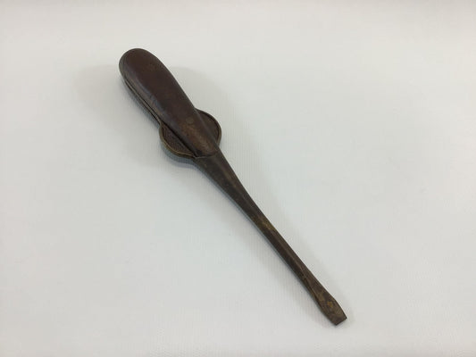 Screwdriver Winged Perfect Handle Six Sixty No 4 Flat Head Antique Collectible Hand Tool Wood and Steel