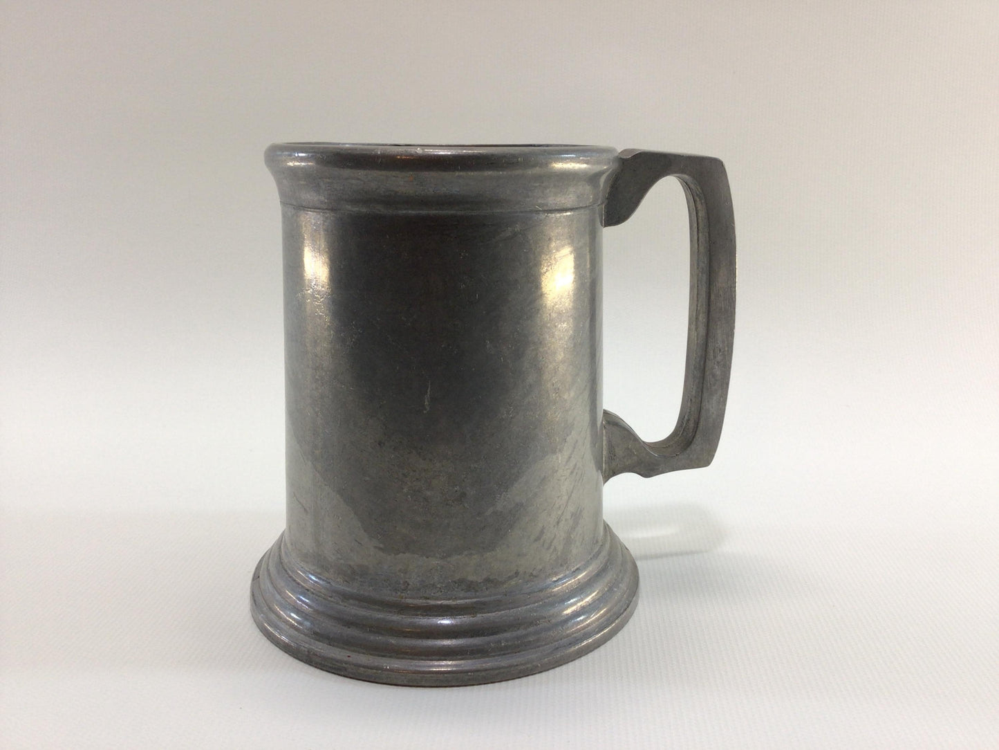 Pewter Mug GENE Monogram Vintage Duratale by Leonard Rustic Barware