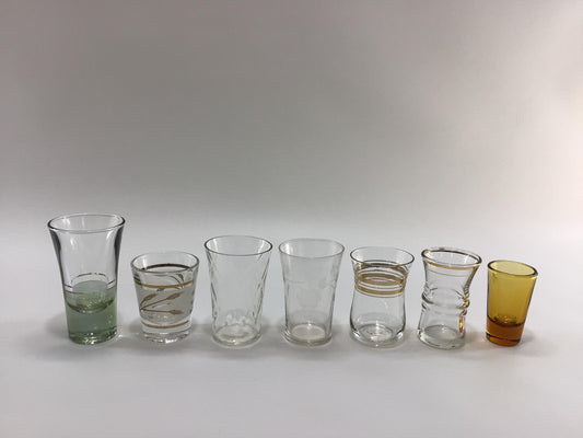 Shot Glass Jigger Measure Assorted Depression to Mid Century Vintage Barware Decor - CHOOSE ONE