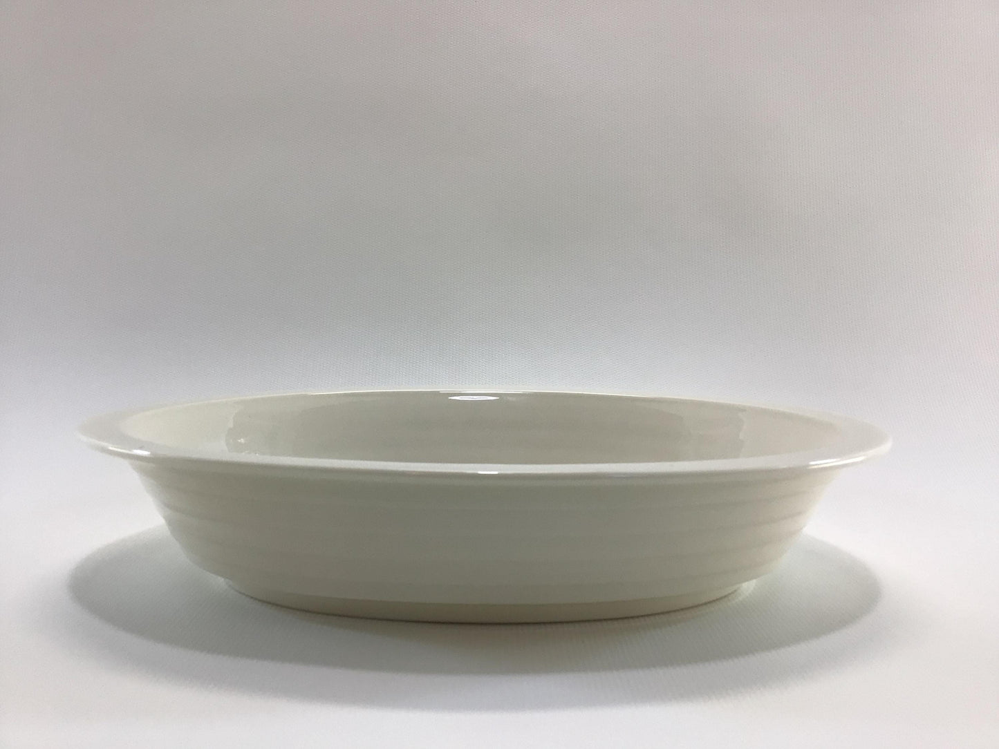 Lenox Terrace White China 9" Oval Vegetable Bowl Art Deco Era Dining Service Replacement Piece