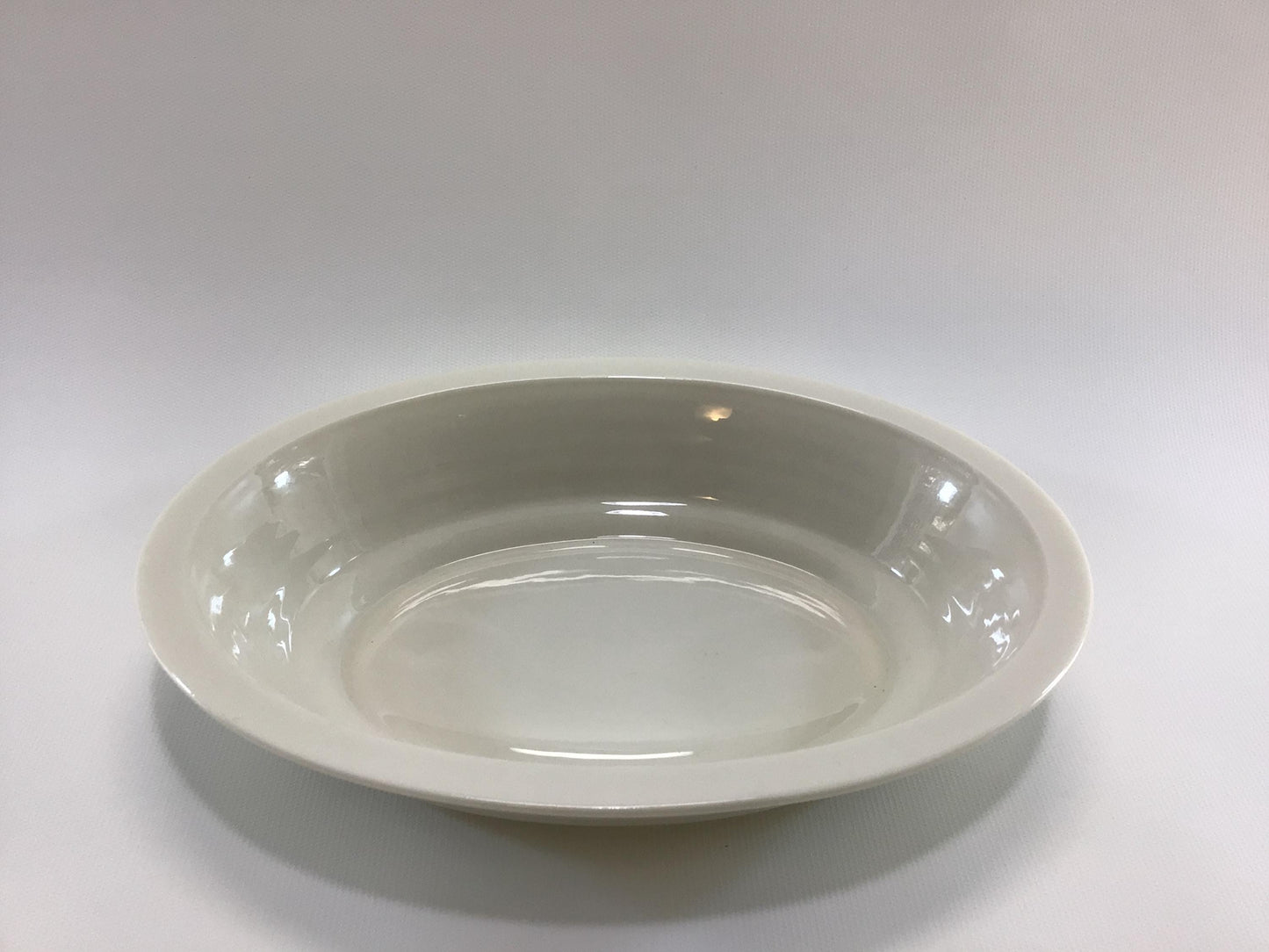 Lenox Terrace White China 9" Oval Vegetable Bowl Art Deco Era Dining Service Replacement Piece