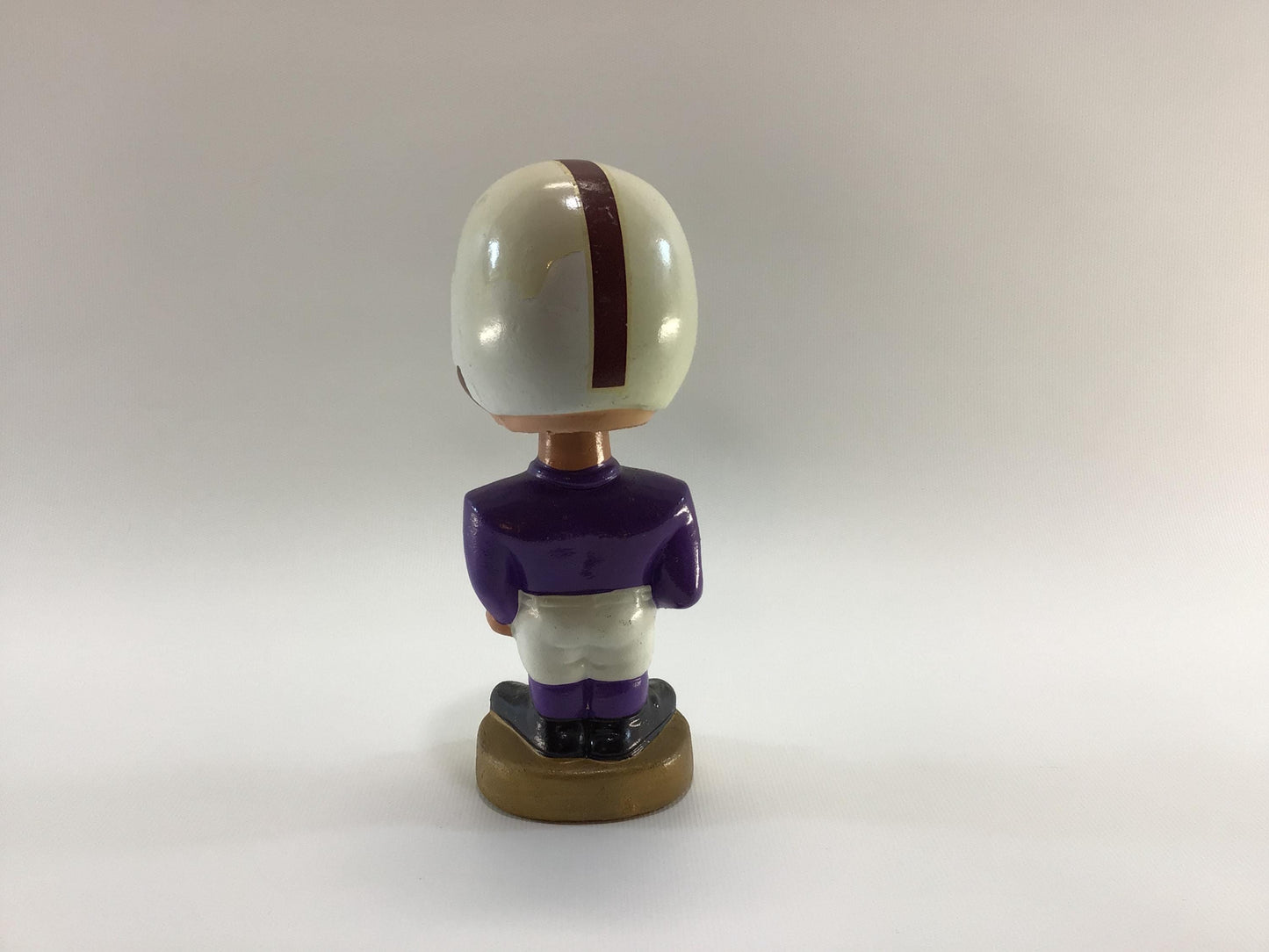 Nodder Bobblehead Vintage Ceramic 1967 Sports Specialties Collectible Purple White Uniform